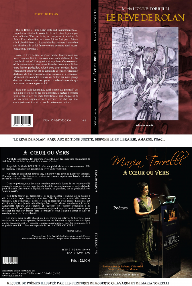 "Le Rêve de Rolan"  - dernier livre de Maria Torrelli paru aux Editions Unicité - Maria Torrelli